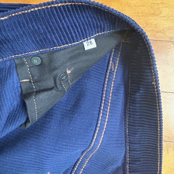 imogene + willie Amelia Corduroy Pant Blue 26 - Picture 3 of 8